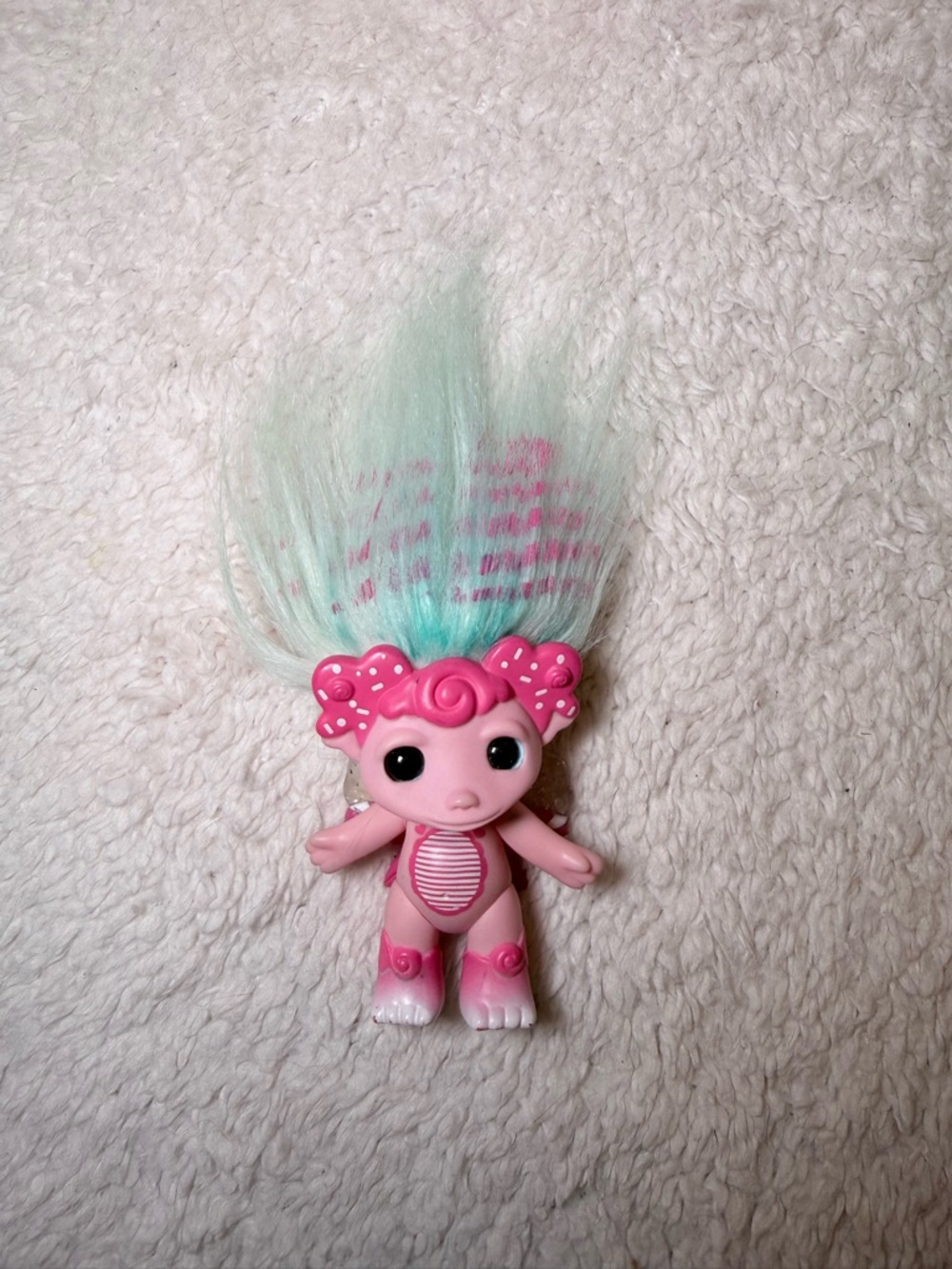 The Zelfs - Candy-Lou, a medium-sized Troll Doll